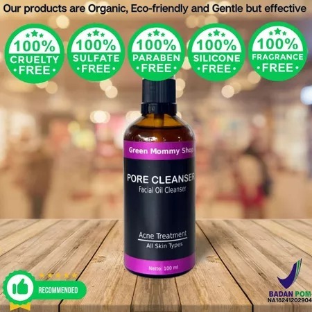 GMS Pore Cleanser 30ml 100ml Pembersih Eksfoliasi Wajah ampuh memerangi Komedo Bruntusan Jerawat