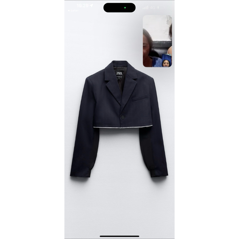 ZARA CROP BLAZER CASUAL