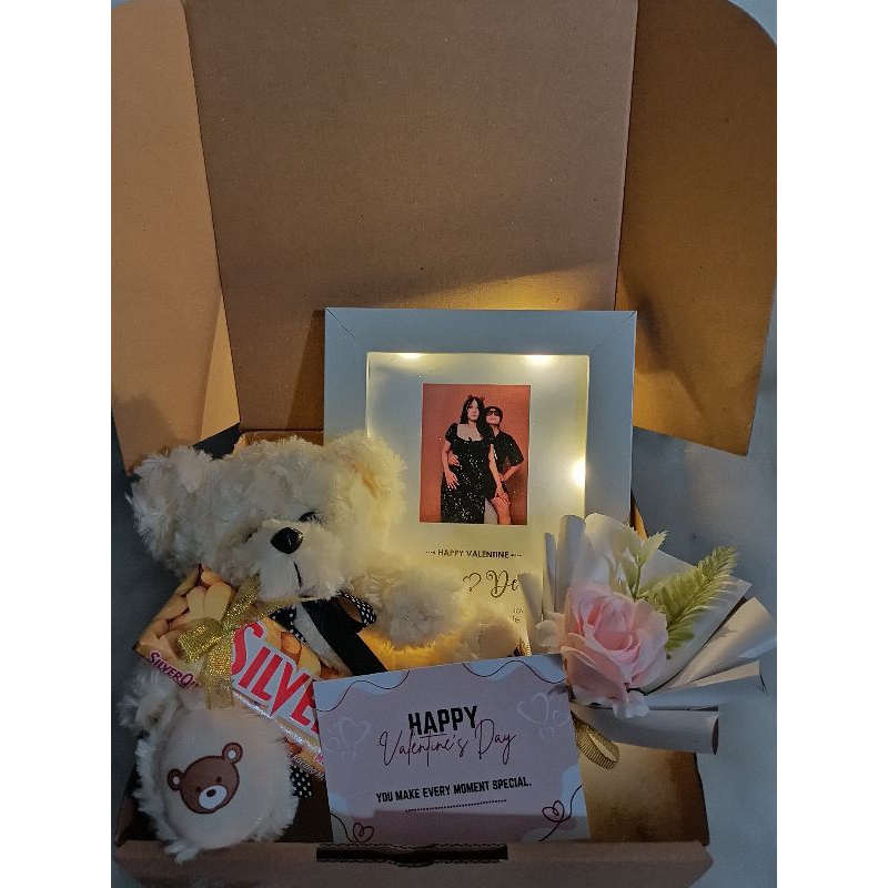 

Gift box valentine foto frame