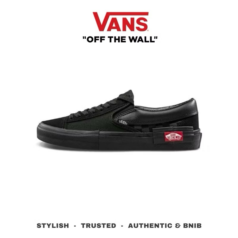 Vans Slip On Cut And Paste Black Black