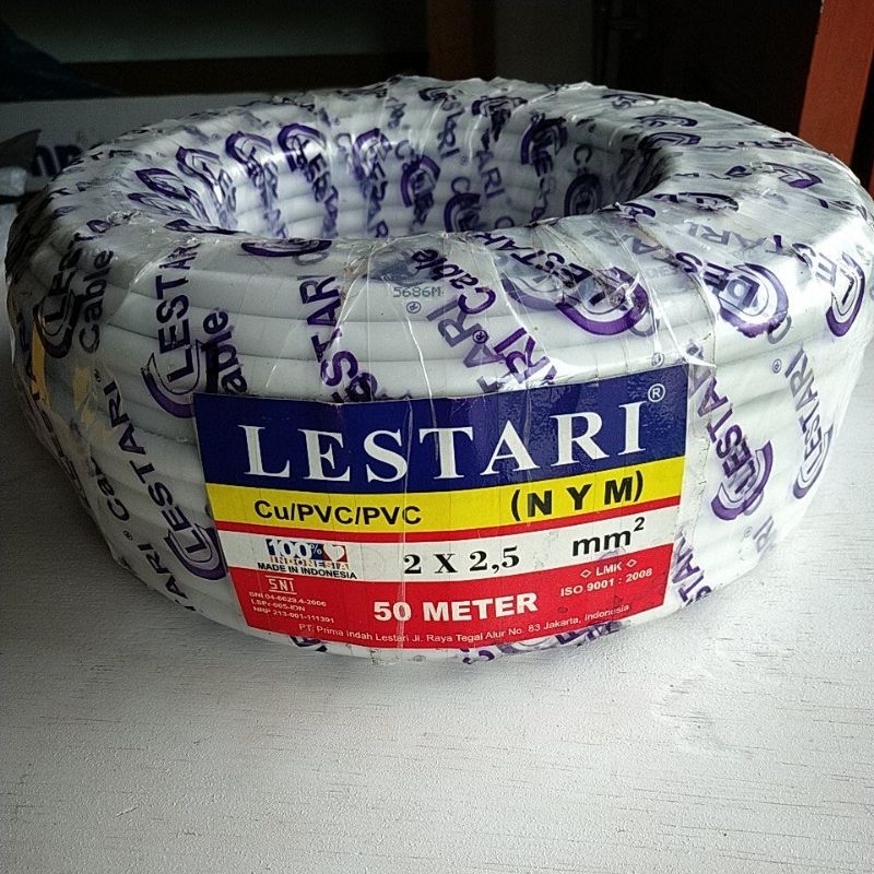 Kabel NYM 2X2.5 Lestari, per meter