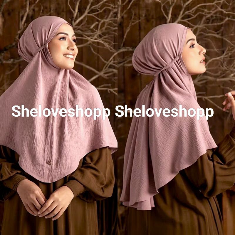 𝗦𝗛𝗘𝗟𝗢𝗩𝗘𝗦𝗛𝗢𝗣𝗣 - BERGO MARYAM CRINKLE AIRFLOW HIJAB CRINKEL POLOS PREMIUM ORIGINAL KERUDUNG KHIMAR CRI