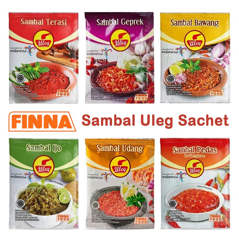 

Finna Sambal Uleg All Varian 1 Pack (10 Sachet)