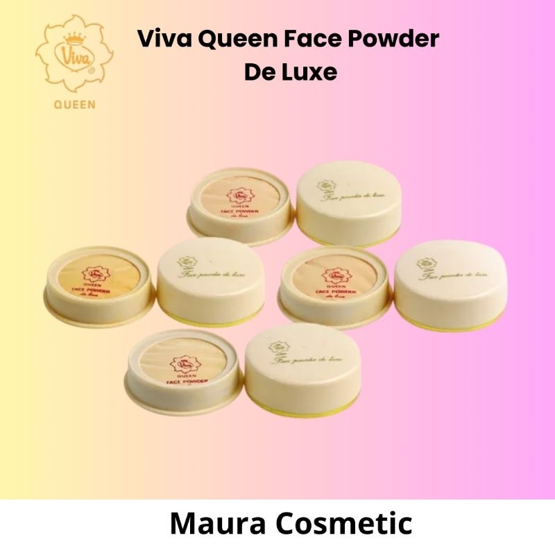 Bedak Viva Queen Face Powder De Luxe || Viva Bedak Dos Queen || Maura Cosmetic