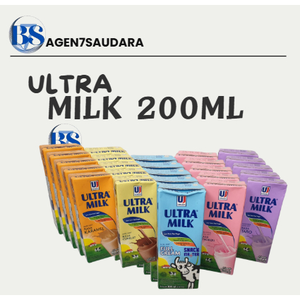 

ULTRA MILK KEMASAN 200 ML UHT