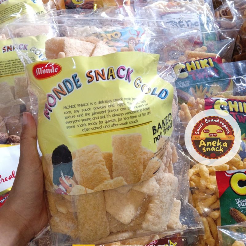 

MONDE SERENA SNACK GOLD KEMASAN REPACK KILOAN 200 GRAM