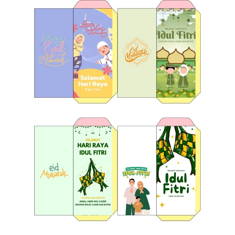 

Amplop angpau lebaran custom foto dan nama