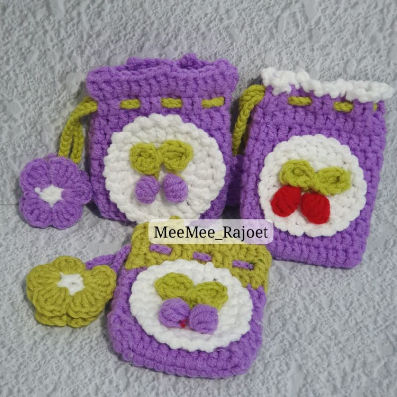 Pouch Rajut | Dompet Koin rajut | pouch |