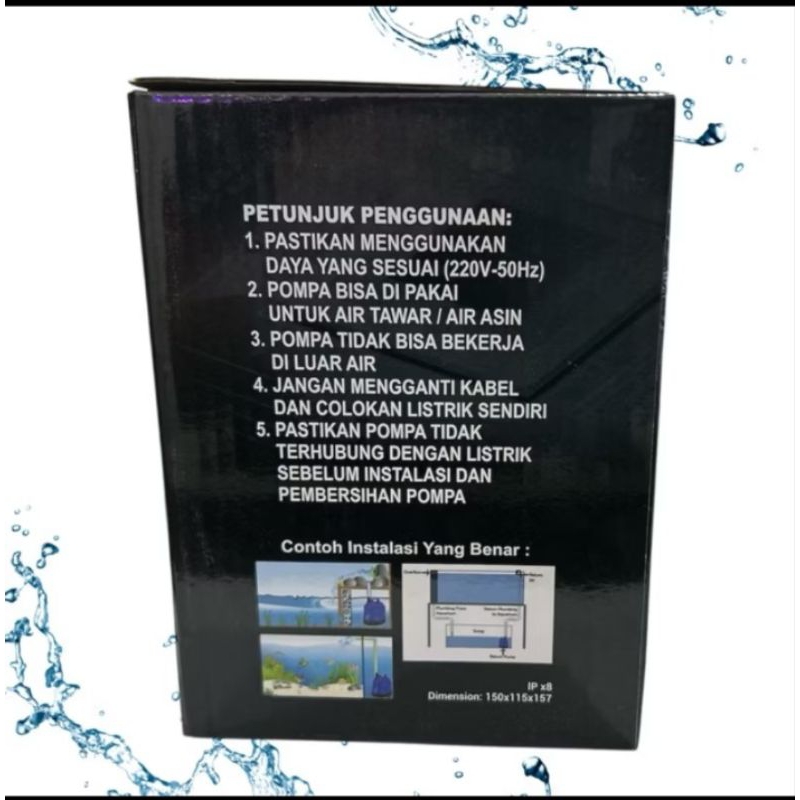 KANDILA PRO PSP 4500 Z POMPA AIR KOLAM AQUARIUM HIDROPONIK