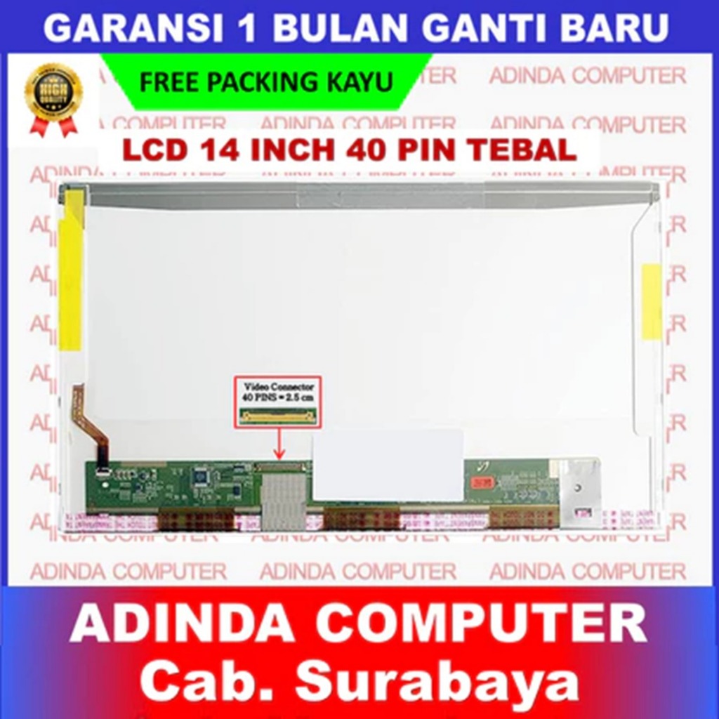 LED LCD Layar Screen Acer Aspire E1-471 E1-471G M645