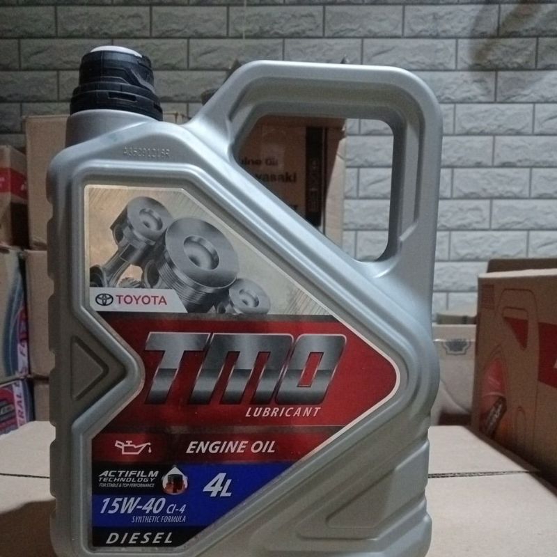 oli mesin Toyota TMO lubricant diesel engine oil 15w-40 CI 4ltr