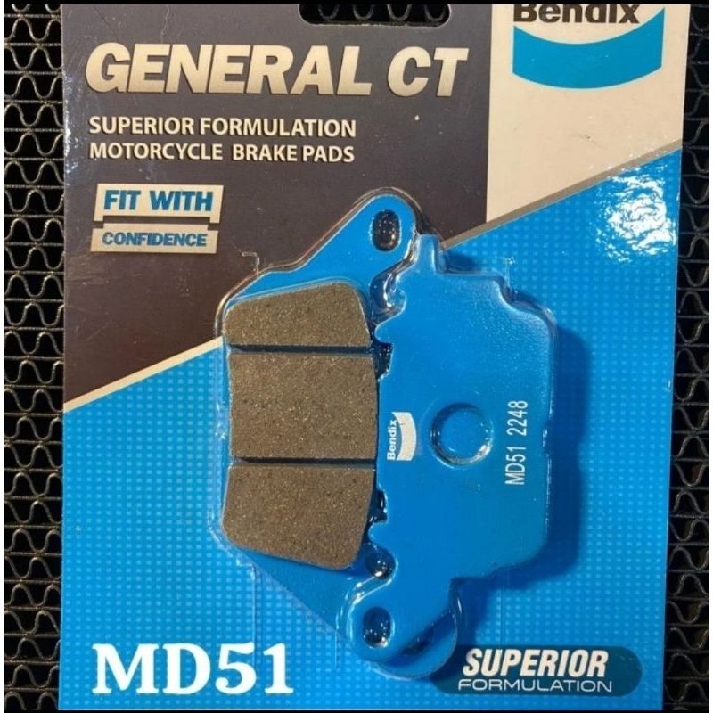 KAMPAS REM DEPAN NMAX AEROX MIO M3 BENDIX MD51