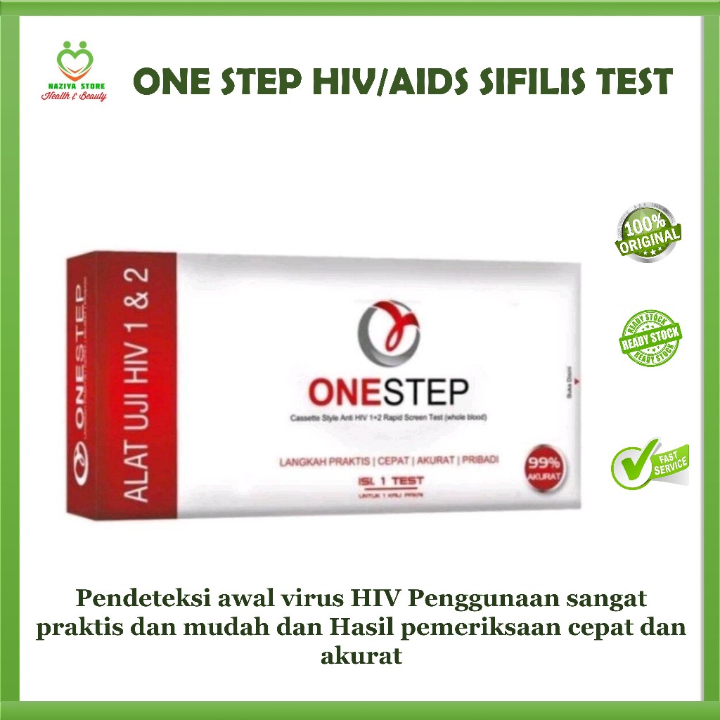 One step TEST HIV - Alat Tes HIV- One Step HIV Cepat Mudah Instan Dan Dapat Dilakukan Sendiri