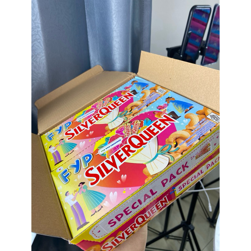 

VIRAL‼️ (ORIGINAL) SILVERQUEEN buy 1 get 1 kemasan 1 BOX (isi 10 pack)