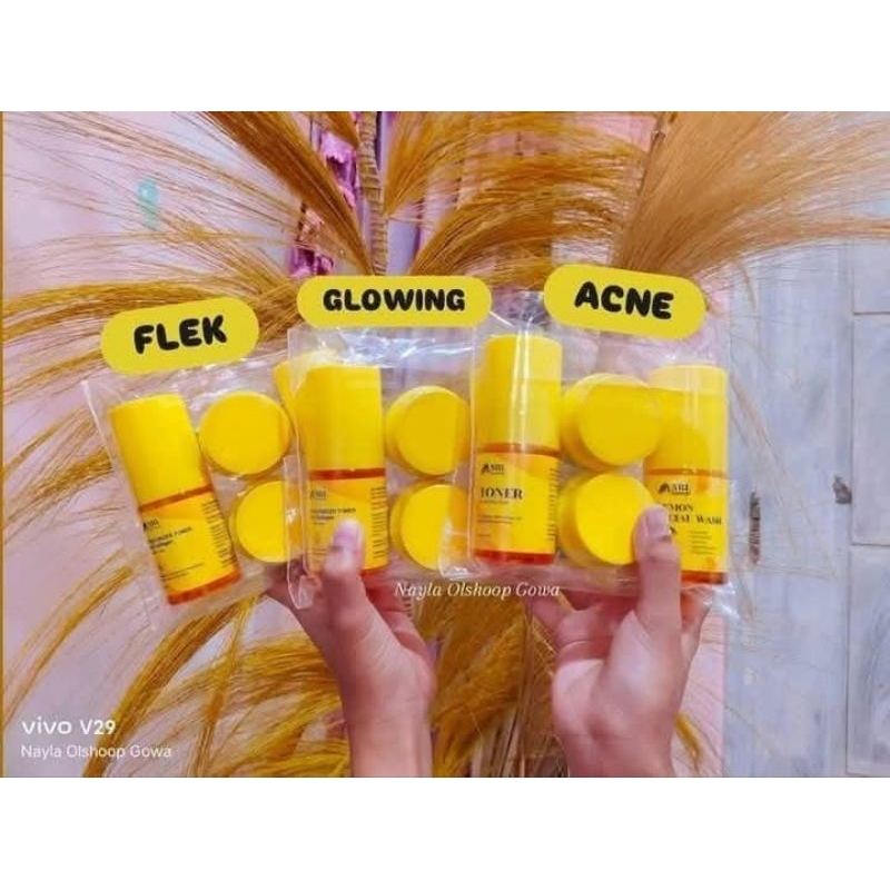 kemasan baru cream Nrl ekonomis glowing acne flek original skincare nrl kosmetik Wajah Kusam Bopeng 