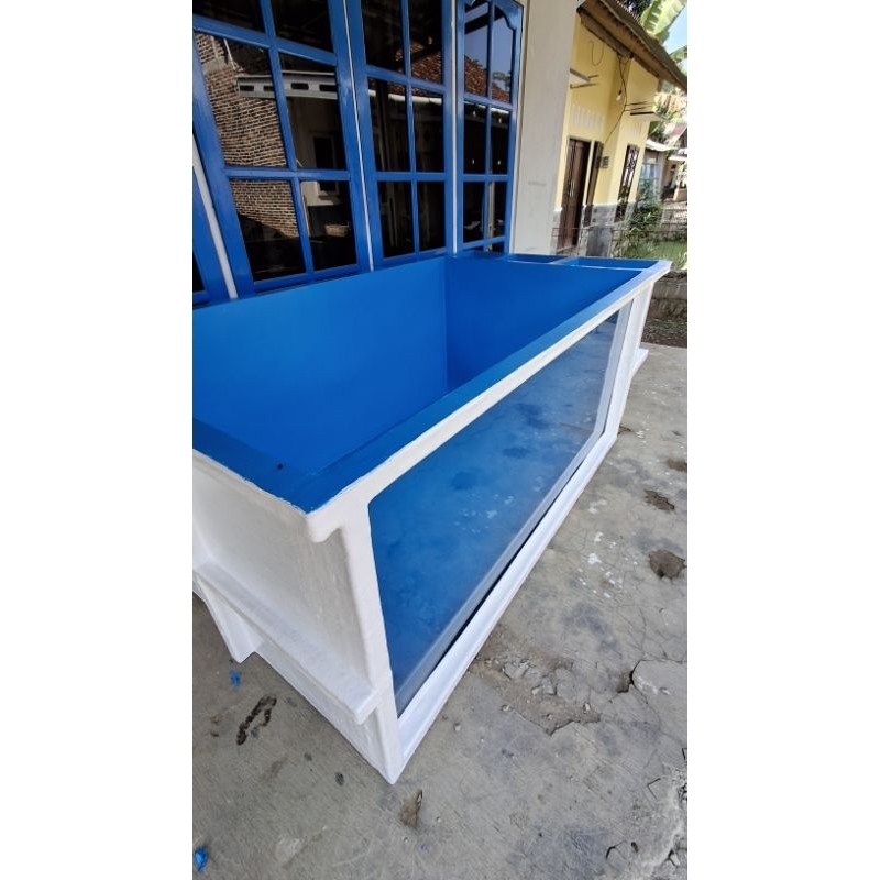 Bak Fiberglass ikan hias koi  mas koki – Kuat, Tahan Lama & Anti Karat