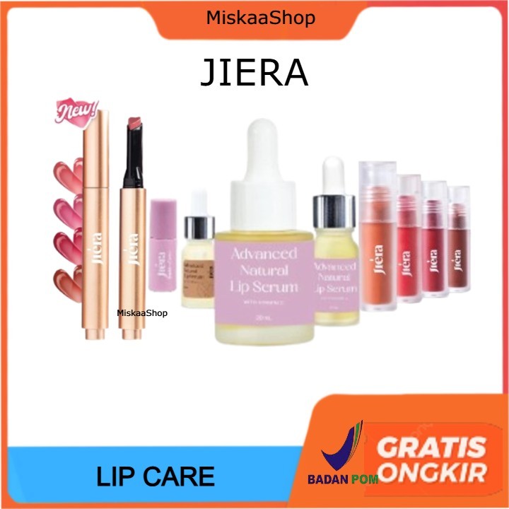 JIERA LIP SERUM / SERUM BIBIR roll /JIERA Lip Peptint/JIERA Melts My Heart Melting Balm/jiera scrub