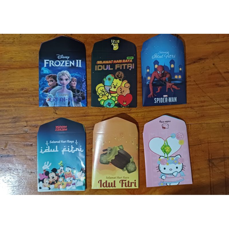 

Amplop Lebaran Medium Motif kartun