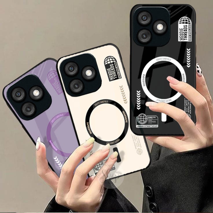 [KC31] Softcase Glass for Itel A50 case glossy Itel A50 Case Itel A50 case Itel A50 kesing Itel A50 