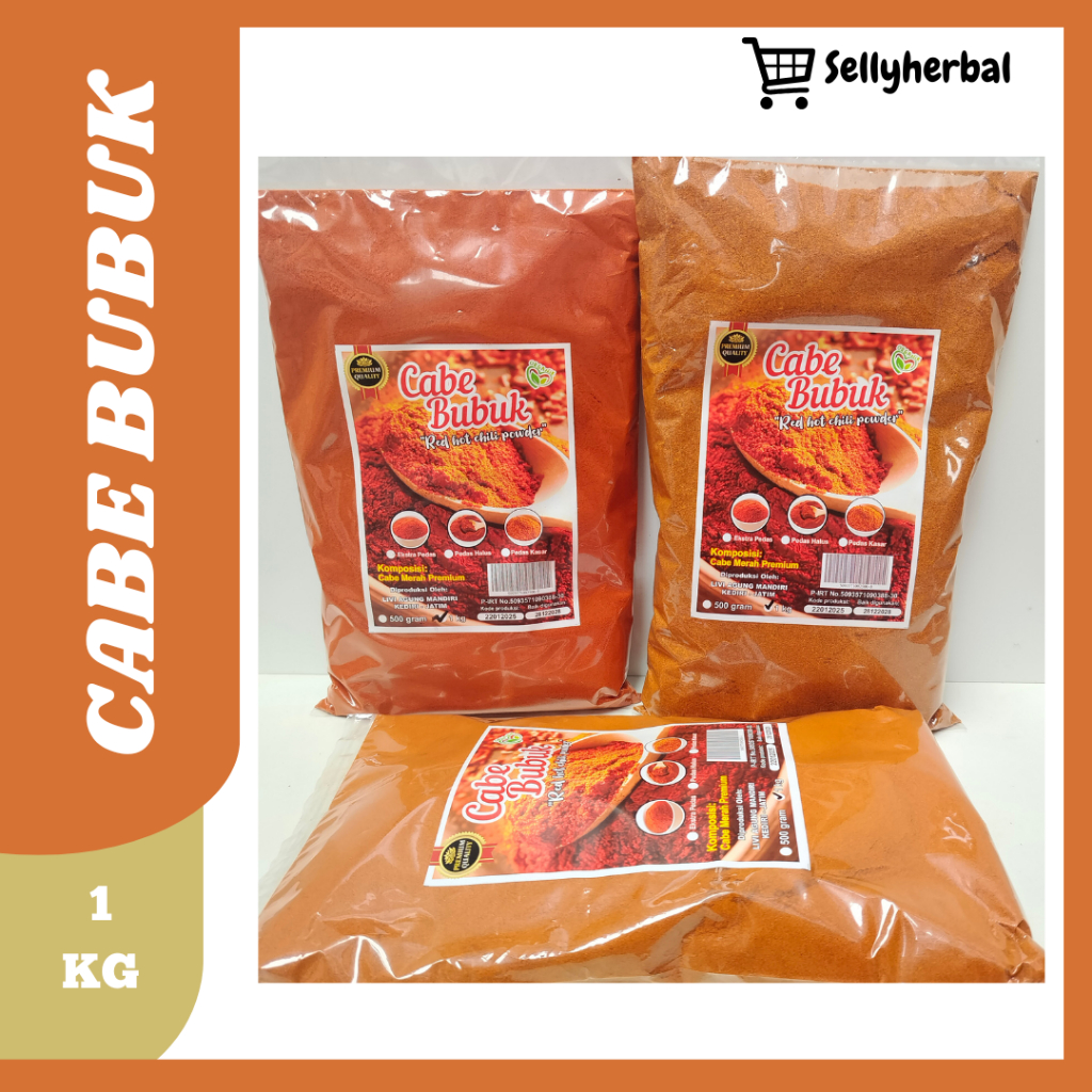 

BUBUK CABE HOT - 250 GRAM | CHILI POWDER EKSTRA HOT