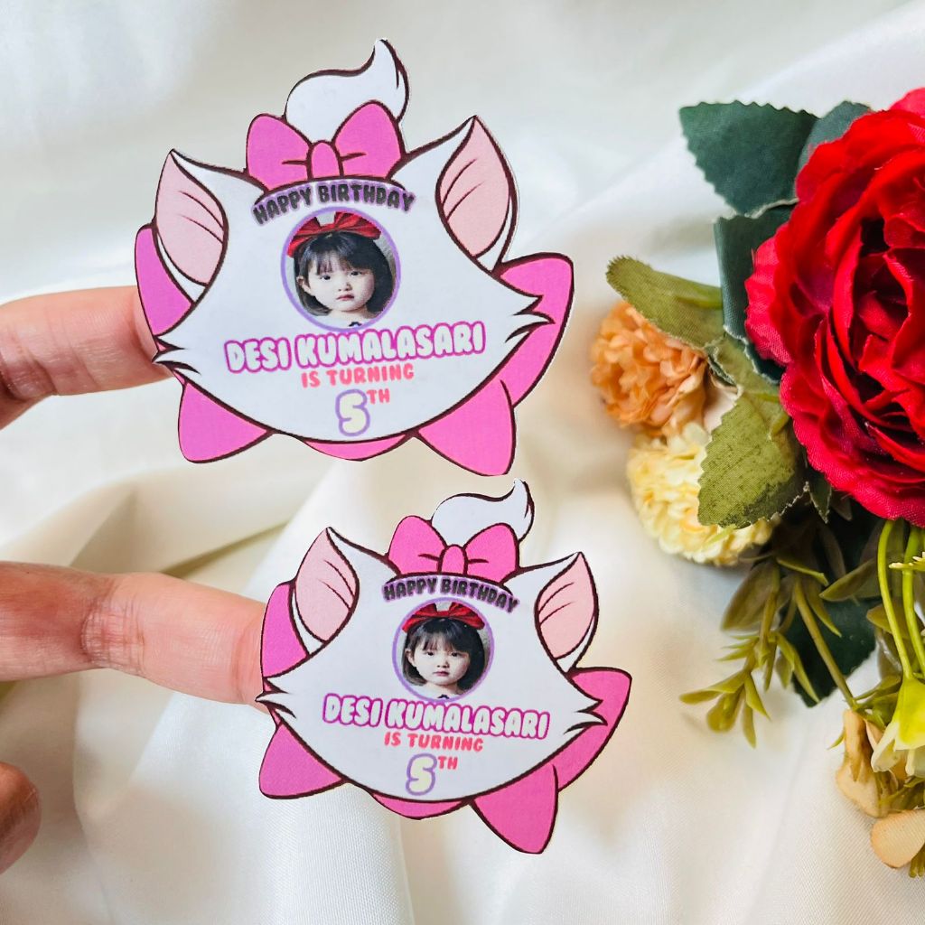 

4-8 Threemind Sticker Karakter Ulang Tahun Anak Stiker Ultah Free Design Template Birthday Chromo