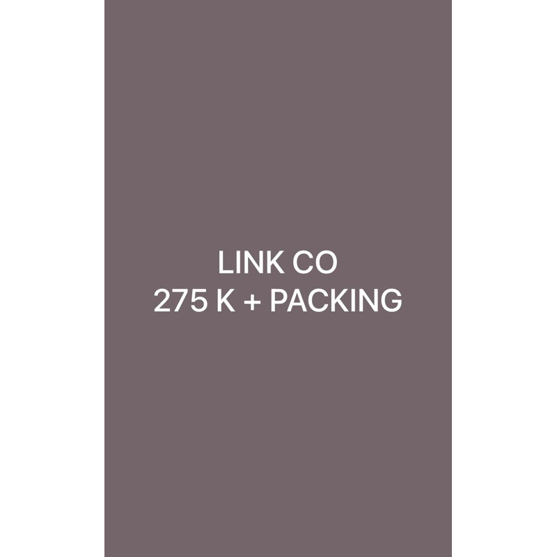 

LINK CO 275 K + PACKING
