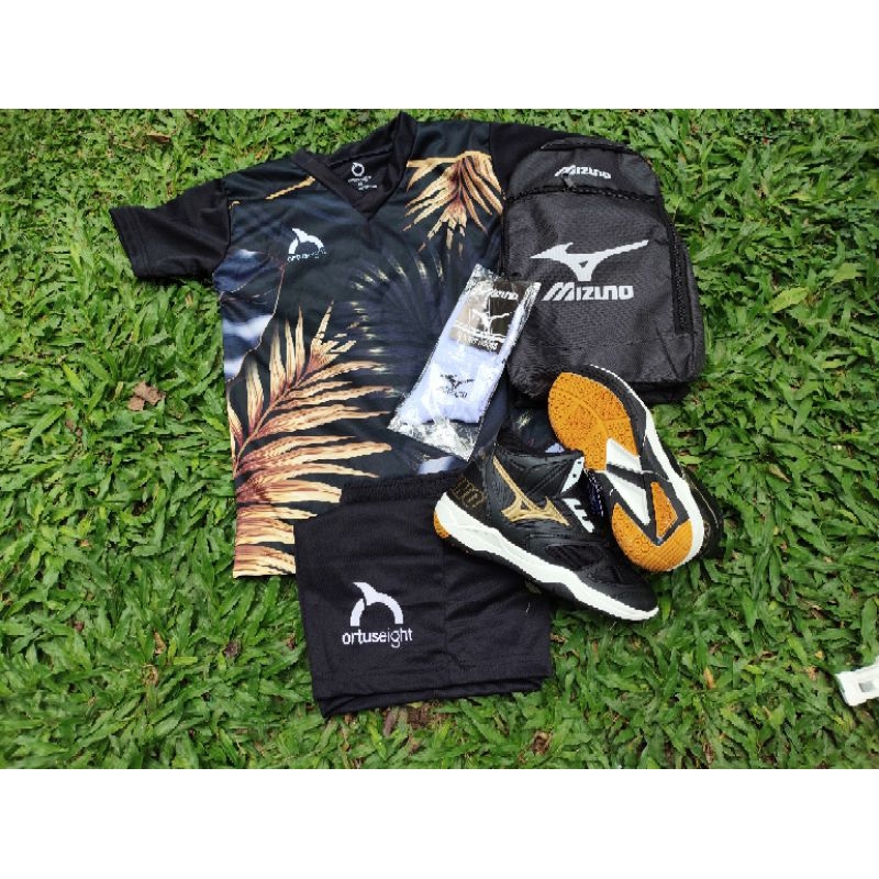 sepatu voli badminton anak size 33-38