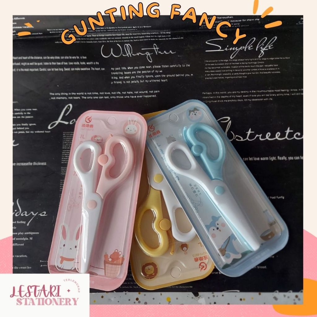 

Gunting Fancy Lucu Anak-anak | Gunting Kertas Anak DJ11-8073 | Gunting Lucu | Lestari Stationery