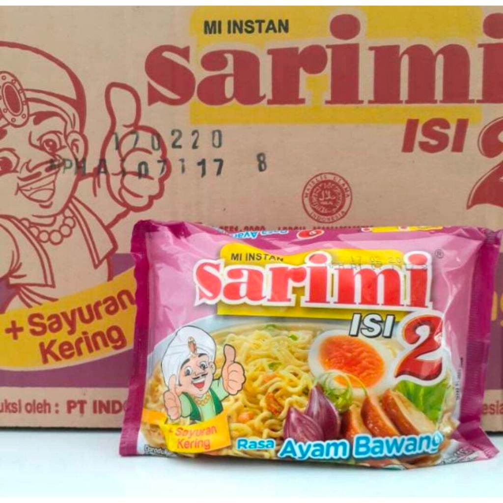 

Sarimi Isi Dua Kuah Rasa Ayam Bawang 115 gram 1 DUS