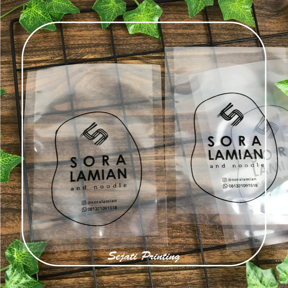 

(Isi 100pcs) Sablon Plastik Murah Vacum 11, 15, 16, 20 , FREE DESAIN - SEJATIPRINTING