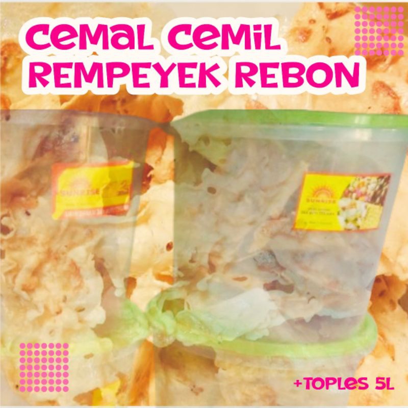 

REMPEYEK REBON RENYAH DAN GURIH CEMILAN SNACK PAS COCOK TEMAN NASI 1 TOPLES