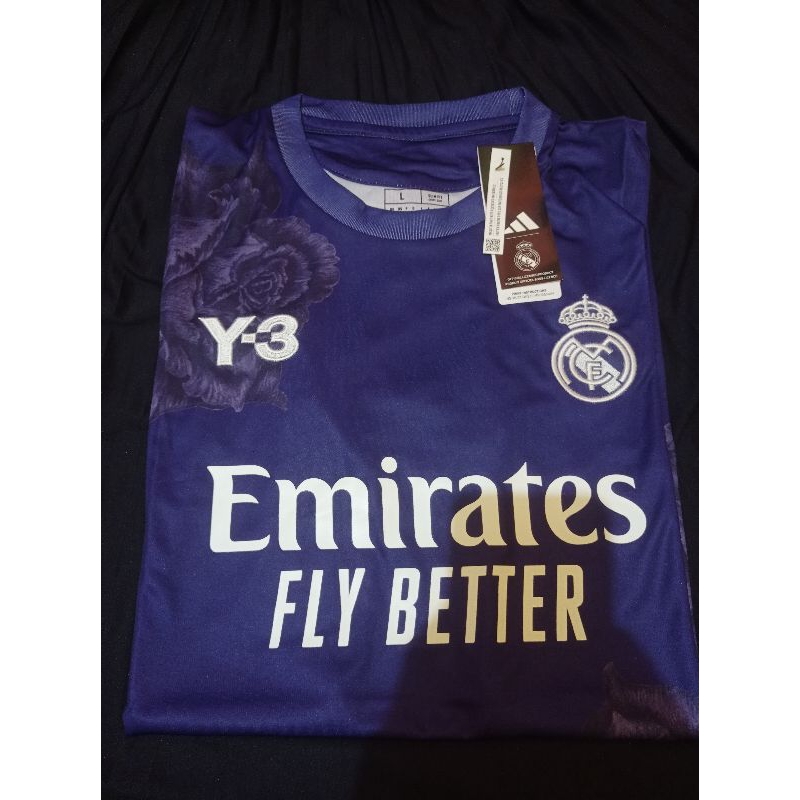 Jersey Madrid ungu y3 23/24