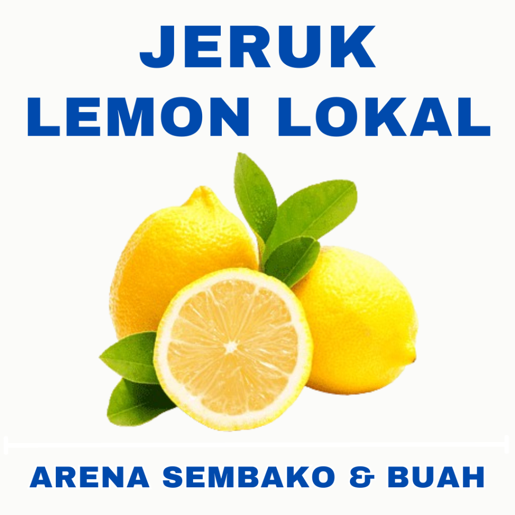 

(BISA COD) PROMOO LEMON LOKAL 1KG ARENA BUAH CIKARANG