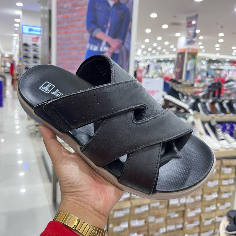 Sandal Slide Pria Jim Joker | Sandal Kulit Pria Jim Joker