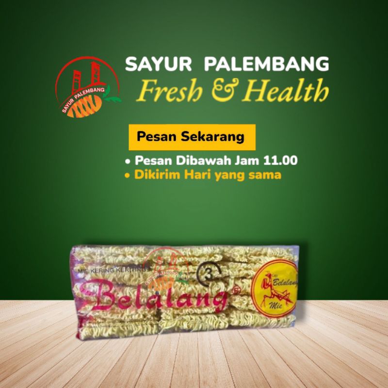 

Mie Kering Belalang (isi 15 keping) - Sayur Palembang