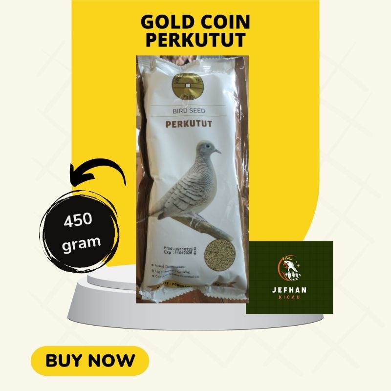 Gold coin perkutut "Bird seed gold koin"