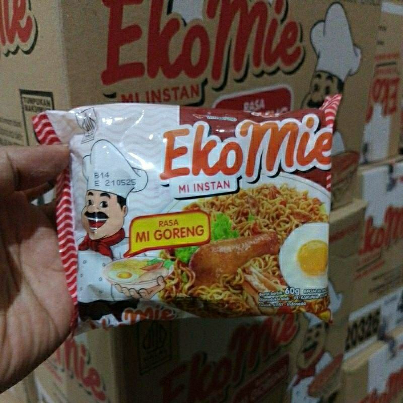 

EKOMIE/EKO MIE MI INSTAN RASA GORENG 1 DOS ISI 40 PCS