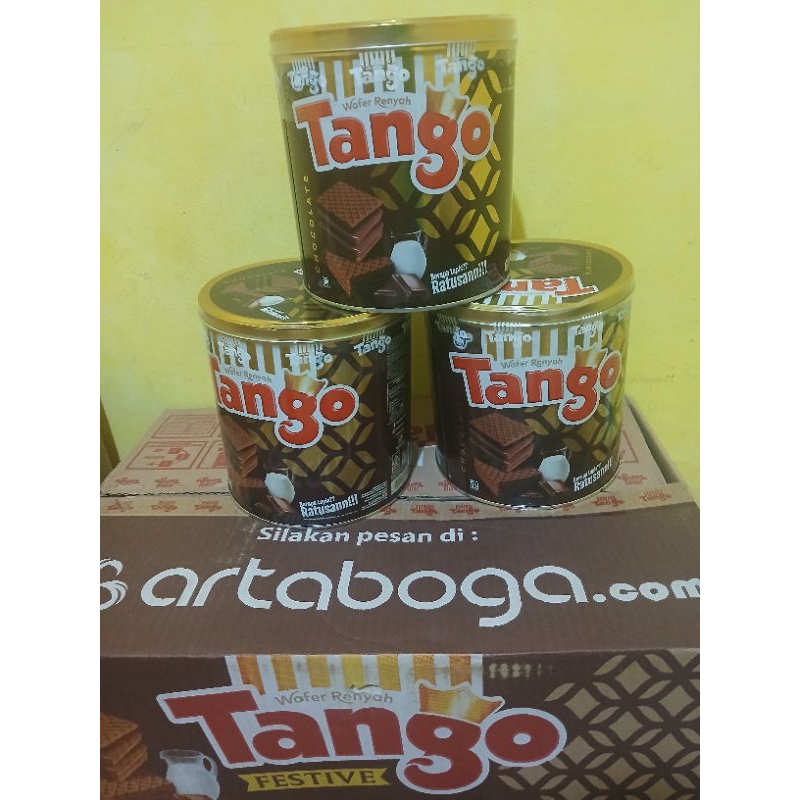 

Tango Wafer 270g Kemasan Kaleng Coklat