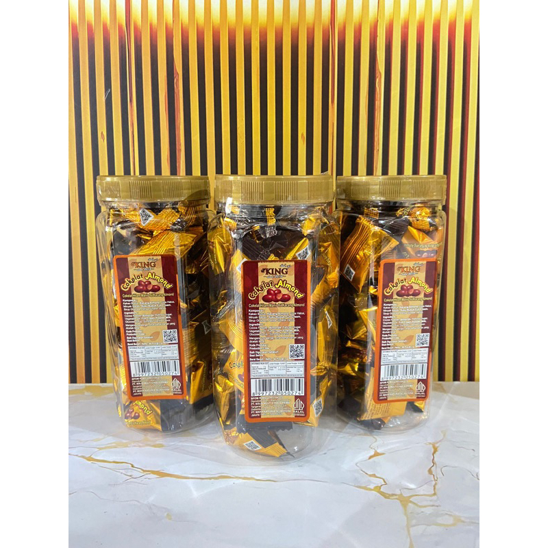 

D’King Cokelat Almond Jajajan Hari Raya / Jajanan Lebaran / Jajanan Rumah / Camilan / Jajanan Anak / Omah Jajanan 16