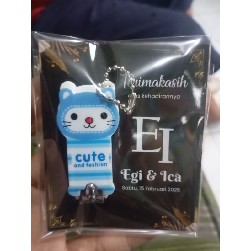 [minimorder50pcs] souvenir pernikahan custom gunting kuku