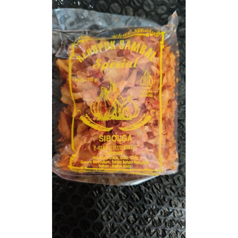 

Kripik Sambal teri Sibolga 100gr