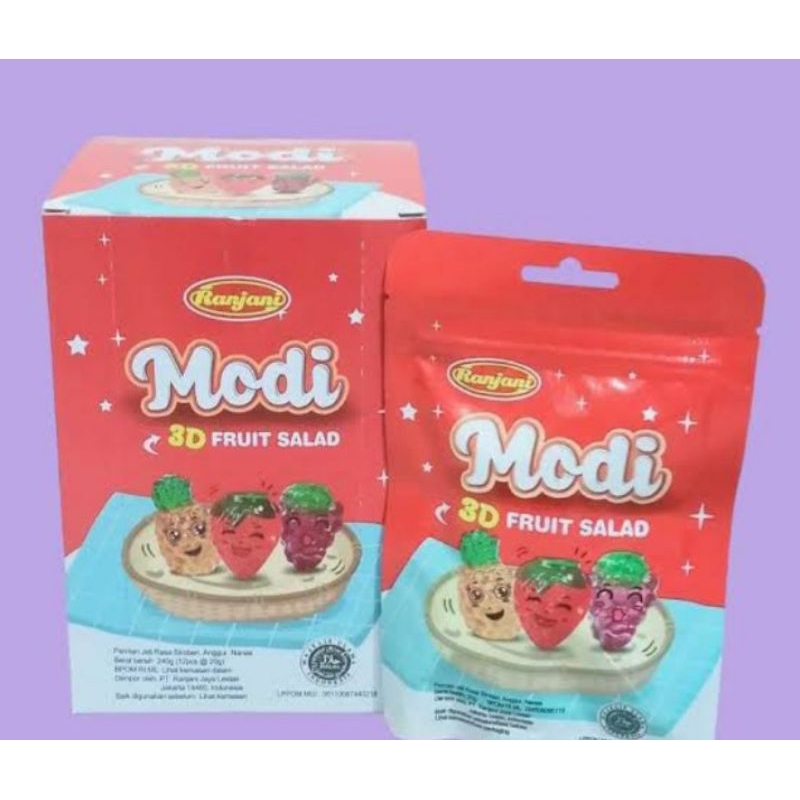 

RANJANI MODI 3D FRUIT SALAD 1 BOX ISI 12 PCS