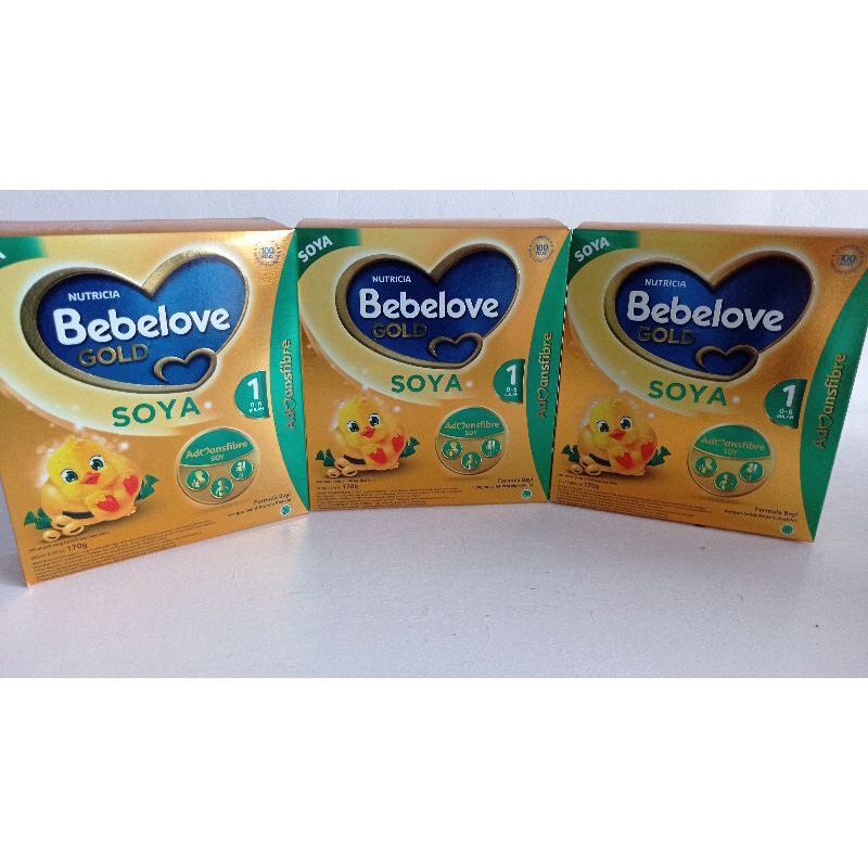 

SUSU BEBELOVE SOYA 0-6 BULAN BERAT 170 GRM