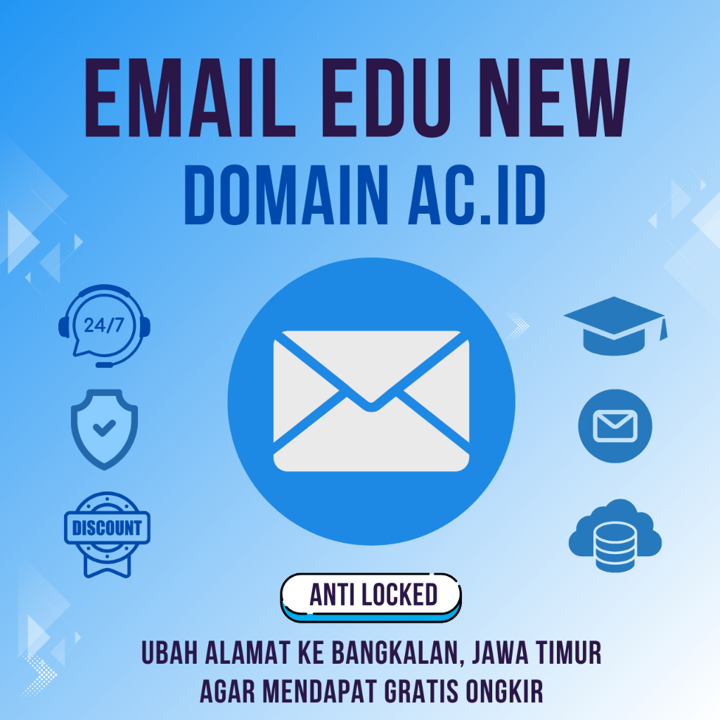 AKUN EMAIL EDU DOMAIN AC.ID NEW ANTI LOCKED