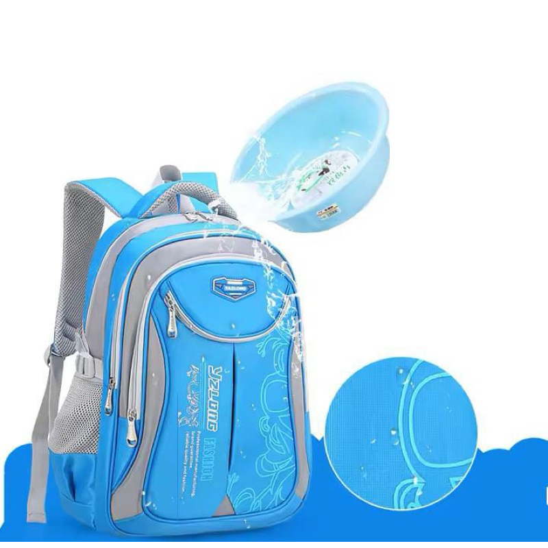Tas Sekolah Anak Laki Laki SD TK Tas Ransel polo Boy School Bag Waterproof
