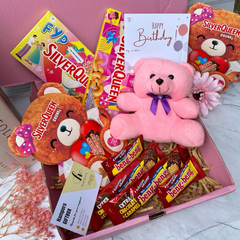 HAMPERS ANNIVERSARY / HAMPERS COKLAT / GIFT ULANG TAHUN CEWEK / GIFTBOX COKLAT