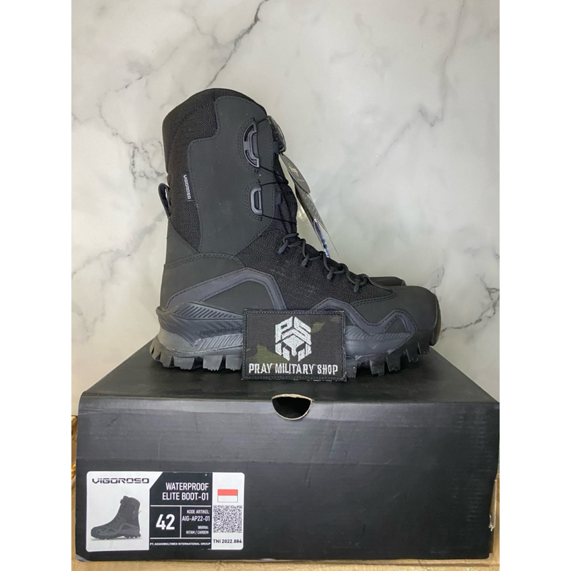 SEPATU PDL VIGOROSO ELITE  BOOT TALI PUTAR JATAH/ SEPATU PDL PUTAR/SEPATU PDL ORIGINAL