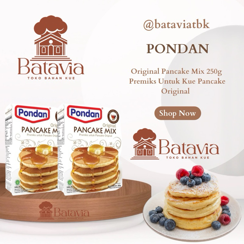 

Pondan Original Pancake Mix 250g | Premiks Untuk Kue