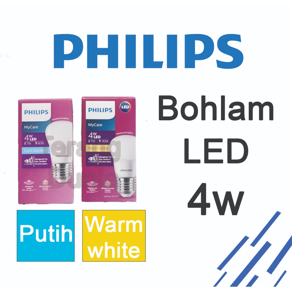 Bohlam Philips LED 4w Bohlam LED Philips 4w Bohlam Philips 4w