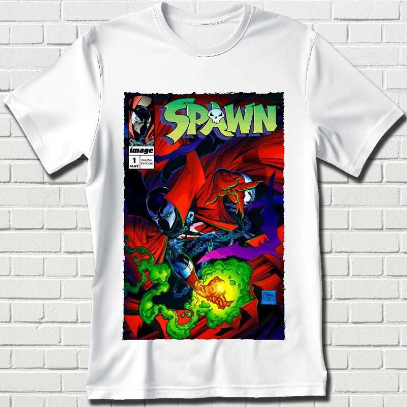 Kaos Spawn - Baju Kaos Dewasa - Kaos Movie - Kaos Figur